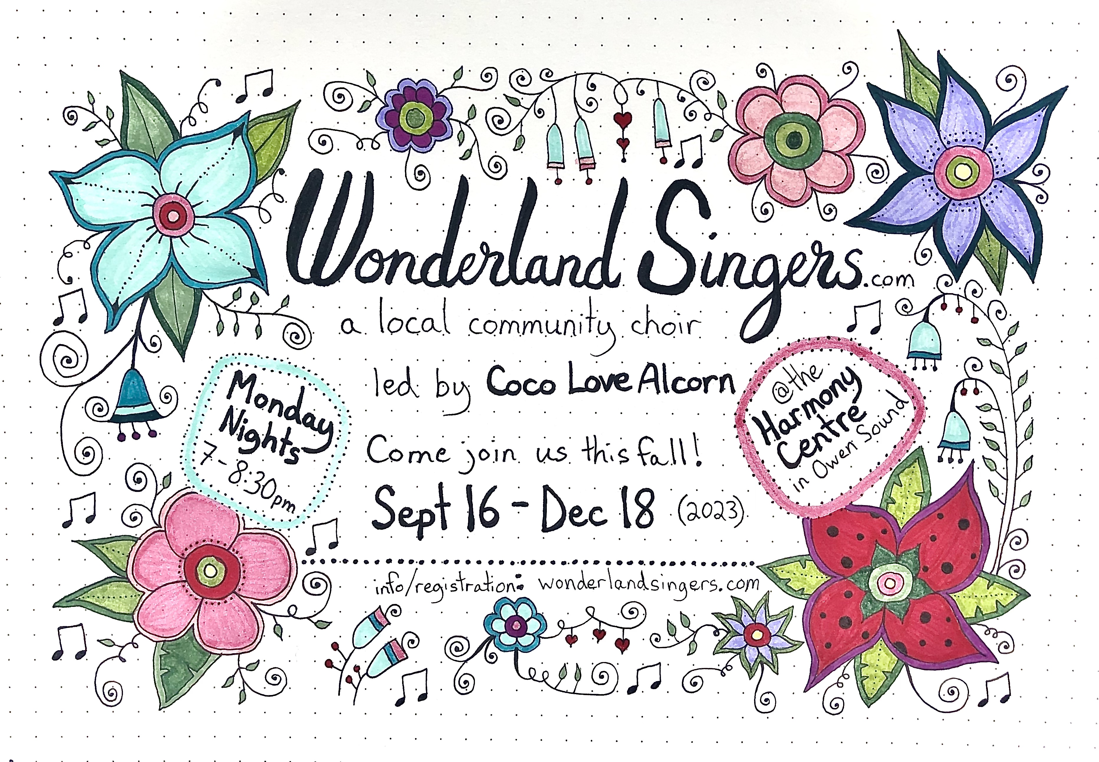 Event image Wonderland Singers community choir